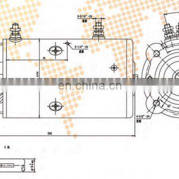 12V 1.4KW Factory Price dc Electric Forklift Motor With Low Noise photo-4