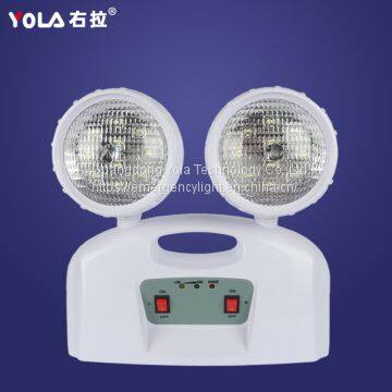 Waterproof portable Rechargeable LED Emergency Twin Spot Lamps