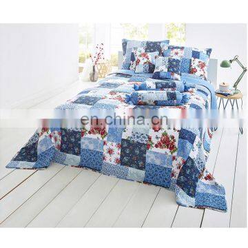 Competitive price good selling Indian cotton bedspread printed design