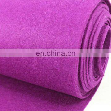 Needle Punched 100% wool polyester colorful nonwoven felt