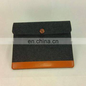 Custom Portable Felt File Folder Bag, Printing Felt Briefcase Portfolio Office Supply Documents Bag With Zipper photo-2