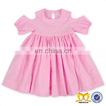 Baby Pink linen Dress Desi Beautiful Girls Pictures Linen Kids Clothing