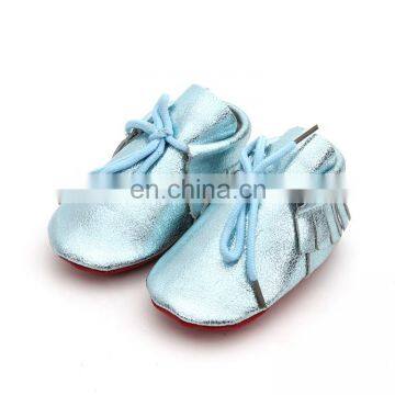 Wholesale leather baby footwear fashion glitter baby toddler shoes