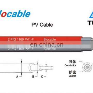 Slocable Waterproof 1x4mm2 Soft and Outdoor Solar dc Cable