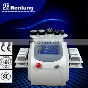 Good effect!!! cavitation RF slimming machine lipo laser with user manual