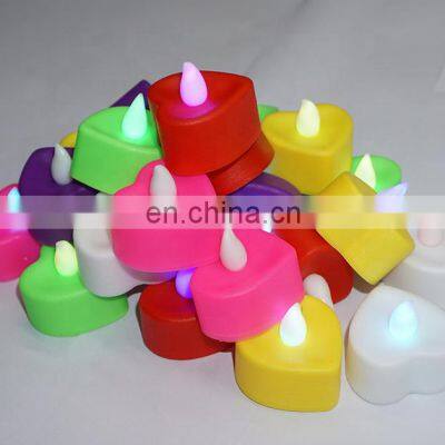 Ready to Ship LED Flickering Colorful Tea Light Candles Wedding Decoration Flameless Battery photo-3