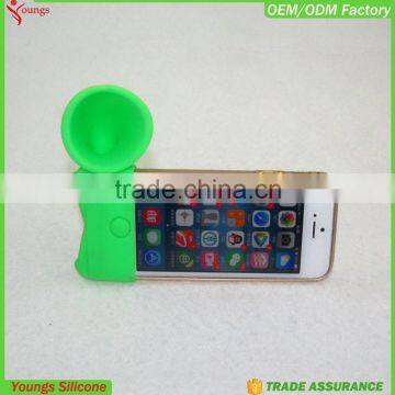 2016 Durable mobile phone loud speaker mobile phones external speakers Silicone mobile phone ear speaker