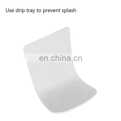 ABS material Anti drip tray  black or white color for sanitizer dispenser Prevent spatter