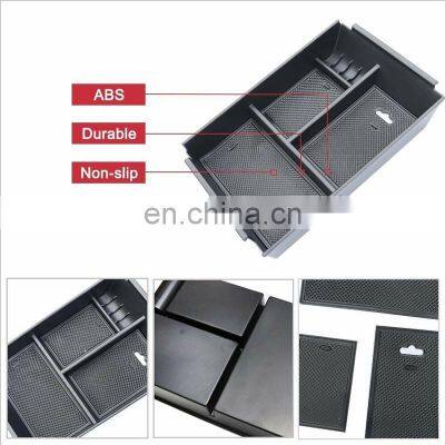 Interior Accessories Parts Silicone Armrest Rest Storage Box Center Control Console Organizer Tray For Ford F150 2011-2014 photo-3