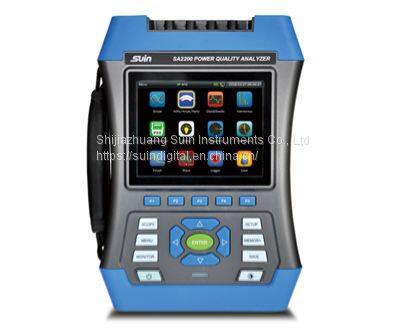 SA2200 Power Quality Analyzer      Portable Power Quality Meter    Power Quality Analyzer Price