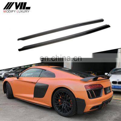 Carbon Fiber Side Skirts for Audi R8 2-Door 2016-2018