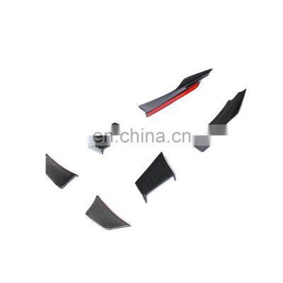 MAD Style Carbon Fiber F82 M4 Front Canards Bumper Fins for BMW 3 Series 4 Series F80 M3 F82 M4 photo-3