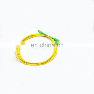 SC APC Simplex Single mode G652D Optical Fiber Patch cord cordon de raccordement en fibre Fiber Jumper sc sc patch cord