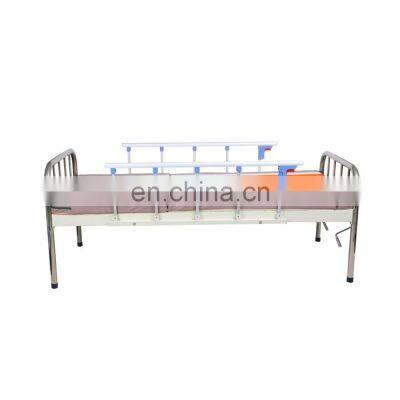 Multi-function Stainless Steel Headboard Elderly Care 2 Crank Manual Hospital Bed photo-5