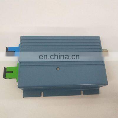 Low Price Indoor Catv 2 Input Active Agc Ftth Mini Optical Node Receiver With Wdm photo-3