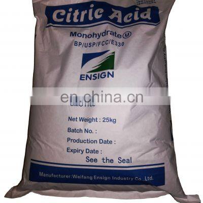 high quality citric acid with competitive price