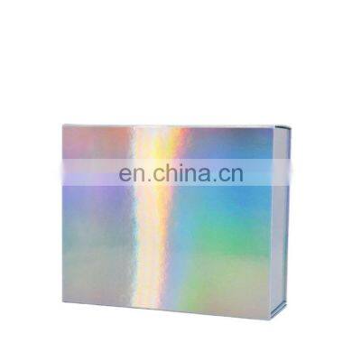 Premium Empty Collapsible Foldable Paper Box Fold up Luxury Magnetic Lock Gift Box photo-5