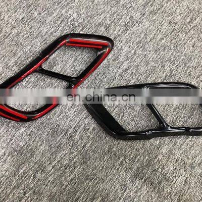 Newly For BMW X5 G05 Modified Four Outlet Stainless Steel Exhaust Pipe Decorative Sticker Black photo-2