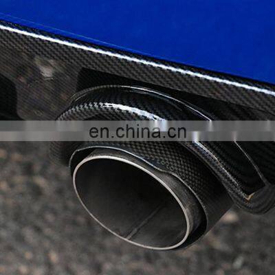 Car Exhaust Pipes For Honda Civic 2016-2018 Two Tube/Carbon Fiber photo-3