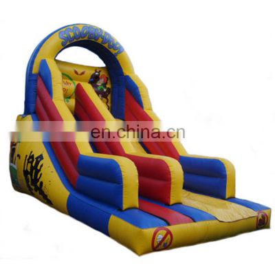 Dry inflatable commercial slide bounce castle inflatable 22ft water slide for sale