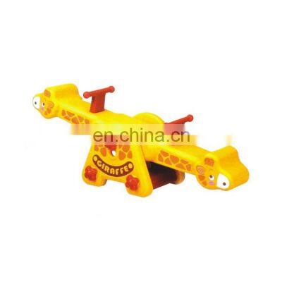 Professional Indoor Amusement Equipment Kids Animal Toys Rocking Ride on Rocking Seesaw Small Plastic PE.PP.ABS CN;ZHE Jingqi 3+