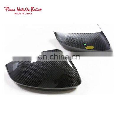 Dry Carbon fiber material mirror shell for Audi A3 S3 RS3 stick on style 2021 2022