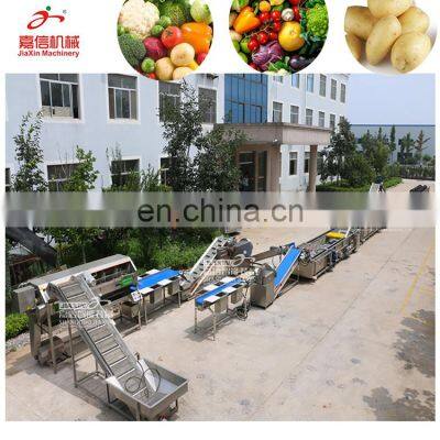 Hot sale spinach washing cutting processing line