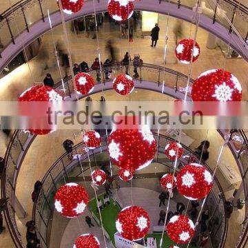 2015 led ball shopping center christmas decoration