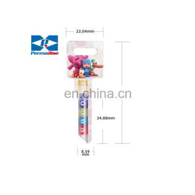 US market wholesale blank keys customized design Colorful Keys Blank For duplicate