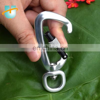 4KN Outdoor Hiking Climbing Rocking Aluminum Customized Packaging Mountain Carabiner for Dog Leashes