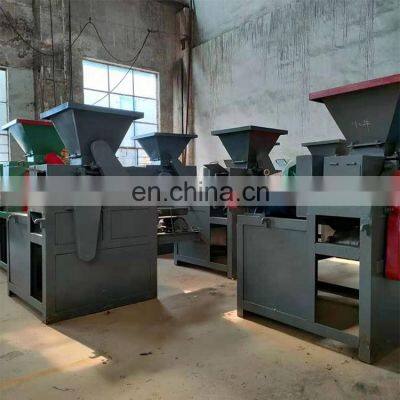 Price List Of Small BBQ Charcoal Roller Press Briquette Manual Machine Briquette Production Line Iron Ore Machine Cost