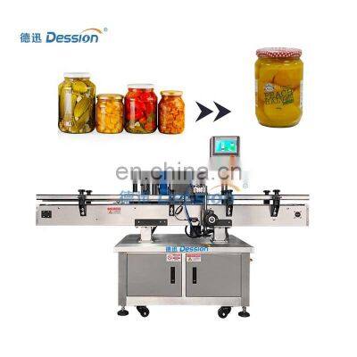 High Efficient machine for labeling jars and bottles dession brand label sticker machine round bottles