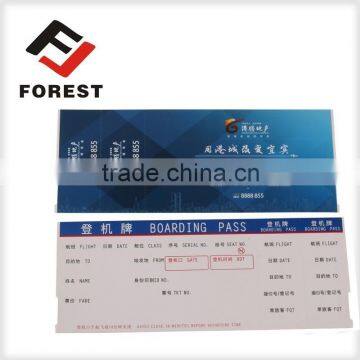 Customized Cheapest Airline Boarding Pass, Supply Thermal Paper Flight Tickets, Air Tickets Printing photo-6