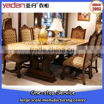 Modern Luxury Solid Wood Artificial Stone Dining Table Made in China photo-4