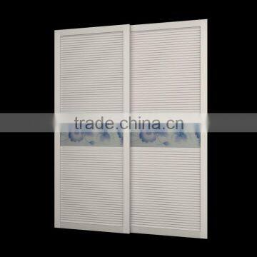 Customized Gross Decorated Sliding Door Wardrobe Closet Bedroom Furniture Set photo-3