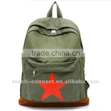 2013 newest chinese style canvas backpack for college