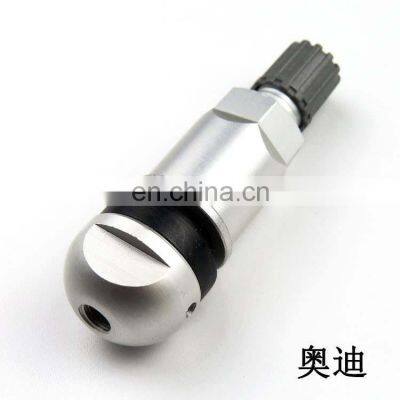 Aluminum alloy tire valve stem for TPMS Sensor