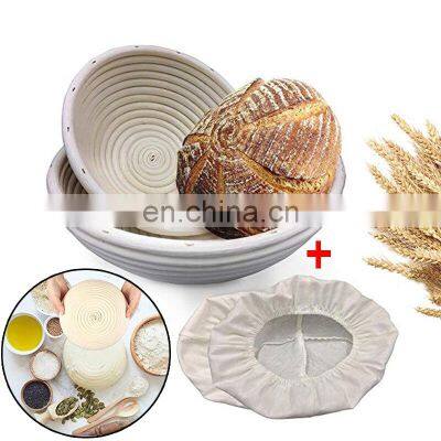 Hot Sale Banneton Bread Proofing Basket in Bulk Bread Basket Woven vietnam supplier