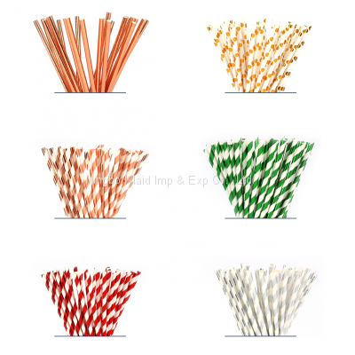 6-мм цветные одноразовые экологически чистые и компостируемые арт-стraws (стraws для творчества) с индивидуальным узором (5000 штук/коробка) photo-2