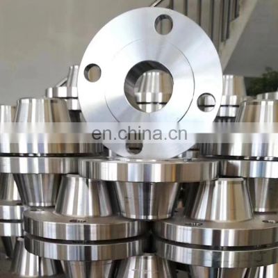 Customized Size Acceptable Stainless Steel Fittings Long Weld Neck Flange Pipe Flange