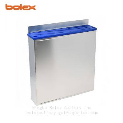 Wall Mounted STAINLESS KNIFE RACK Holder Storage CHINA GREBAN KNIFE SHARPENING GRINDING RENTAL EXCHANGE CUCHILLO AFILADO CHINO SERVICIO