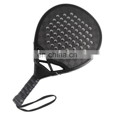 New Trending Custom Padel Tennis Fiberglass Carbon Fiber 3K 12K 18K Paddle Racket