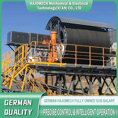 HAJOMECH cable reel_PLC frequency conversion_multi-row reel_port_power plant_coal yard