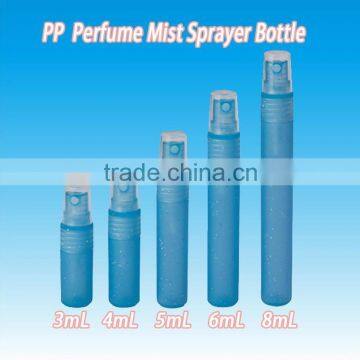 18mm 6ml Plastic Perfume Bottle with Mist Sprayer for Wholesale