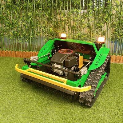 remote control mower for slopes, China remote controlled lawn mower price, remote brush mower for sale