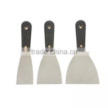 3PC Drywall Scraper Carbon steel plastic handle putty knives set