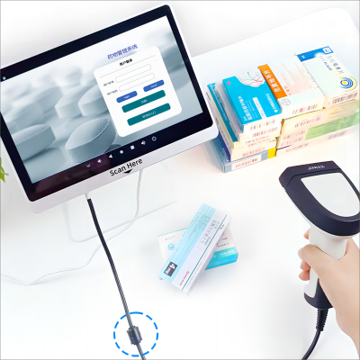 XT6201H XTIOT Pharmaceutical Products Barcode Scanner GS1 Hand Held 2D QR Code Scanner photo-5