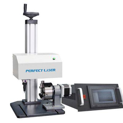Aluminum Steel Metal Non-metal and Plastic Nameplate sLCD Control Rotary Dot Pneumatic Peen Engraving Machine