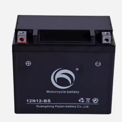 Motorcycle Battery 12N12-BS 12V12Ah Motorcycle Start Cranking Battery photo-2