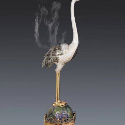 Cloisonn Factory Cloisonn Manufacturer Cloisonn Processing Cloisonn Crafts Cloisonn Manufacturer Wholesale Custom Cloisonn Copper Body Cloisonn Enamel Crafts Incense Burner, Elephant Spot